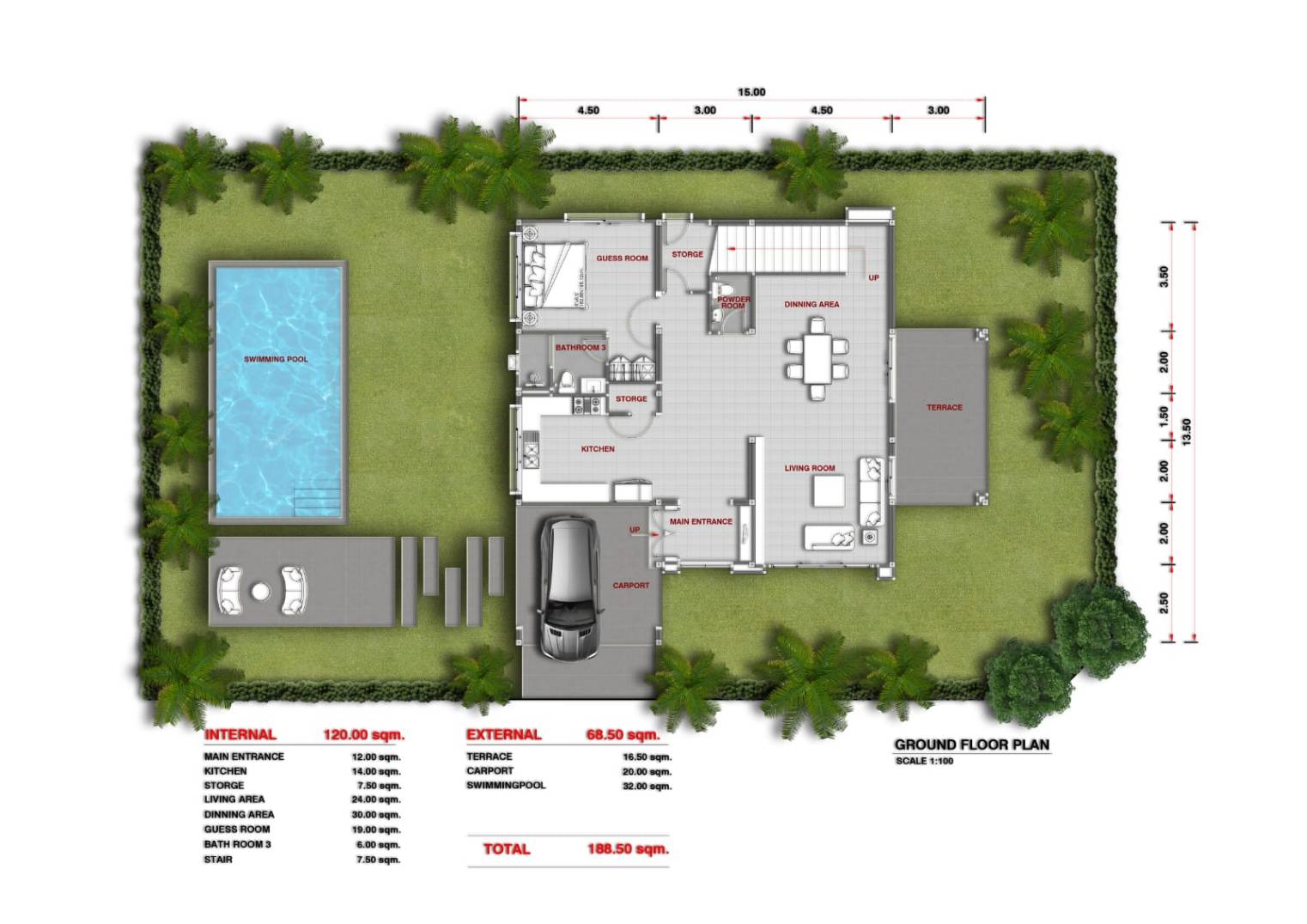 План 1 этажа